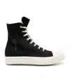 Rick Owens Drkshdw Lace-up High-top Sneakers In Black