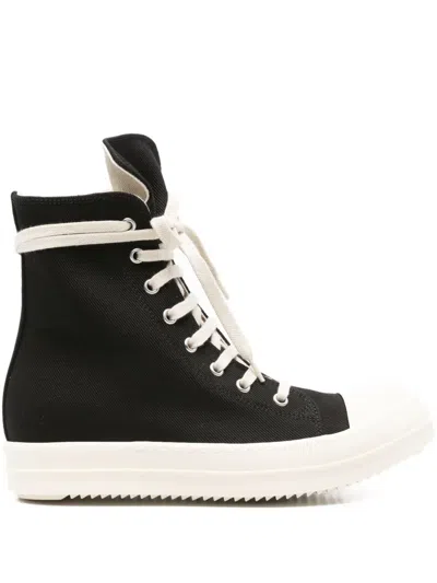 RICK OWENS DRKSHDW LACE-UP HIGH-TOP SNEAKERS