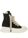 Rick Owens Drkshdw High-top Sneakers With Chunky Sole And Laces In Black