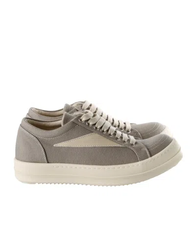 Rick Owens Drkshdw Lace-up Sneakers In Gray