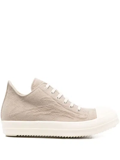 Rick Owens Drkshdw Lace-up Sneakers In Neutral