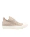 Rick Owens Drkshdw Lace-up Sneakers In Neutral