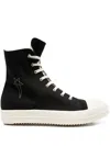 Rick Owens Drkshdw Lace-up Zip-fastening Sneakers In Black