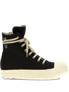 Rick Owens Drkshdw High-top Sneakers Metal Eyelets In Black