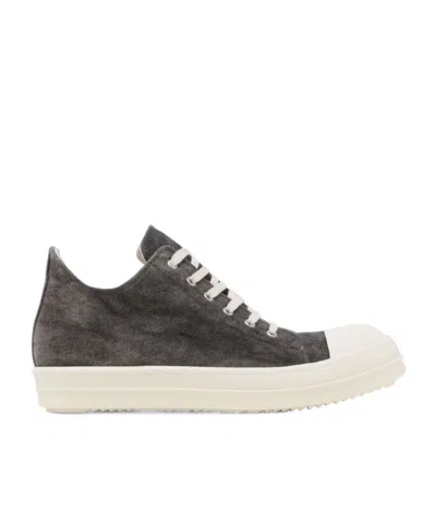 Rick Owens Drkshdw Laced Sneakers In Black