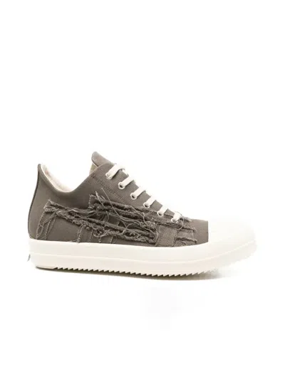 Rick Owens Drkshdw Lace-up Sneakers In Gray