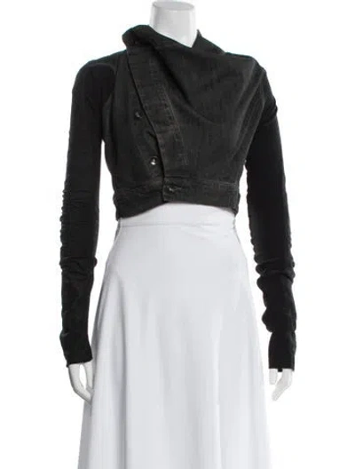 Pre-owned Rick Owens Drkshdw Late 2000's - Early 2010's Slave Jacket In Black