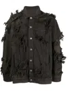 Rick Owens Drkshdw Layered Detailed Jacket In Brown