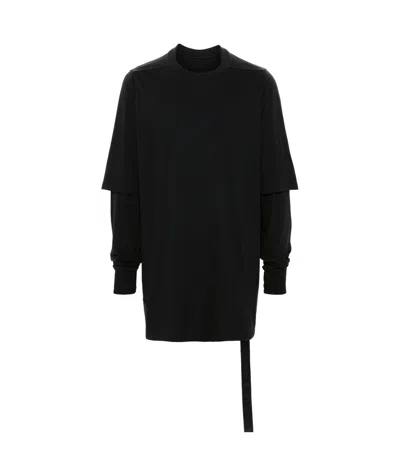 Rick Owens Drkshdw Layered T-shirt In Black