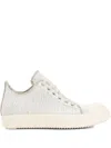 Rick Owens Drkshdw Lace-up Low-cut Sneakers In White