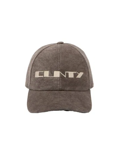 Rick Owens Drkshdw Letter Sun Hat In Brown