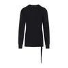 Rick Owens Drkshdw Level Black Cotton T-shirt In Black