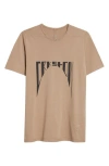 Rick Owens Drkshdw Level Drkshdw Graphic T-shirt In Brown