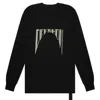 Rick Owens Drkshdw Level Long Sleeve T-shirt In Black