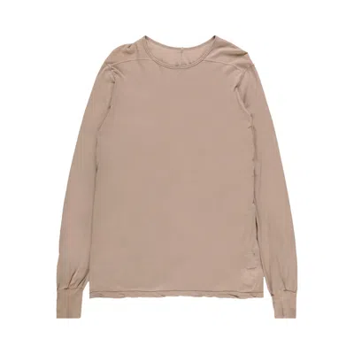 Pre-owned Rick Owens Drkshdw Level Long-sleeve T-shirt 'dirty Pearl' | Tan | Men's Size S In Brown