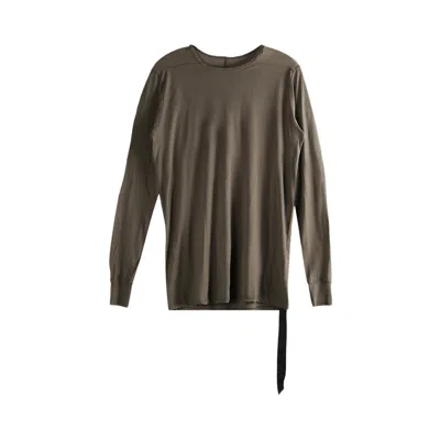 Pre-owned Rick Owens Drkshdw Level Long-sleeve T-shirt 'dark Dust' | Brown | Men's Size Xl