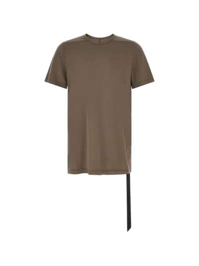 Rick Owens Drkshdw Level Short-sleeved T-shirt In Brown