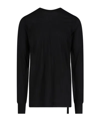 Rick Owens Drkshdw Level Strapped T-shirt In Black