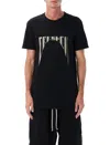 Rick Owens Drkshdw Level T Black Medium-weight Cotton Jersey T-shirt In Black