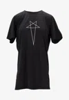 Rick Owens Drkshdw Level T Pentagram T-shirt In Black