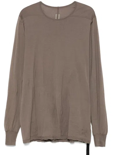 Rick Owens Drkshdw Level T-shirt In Brown