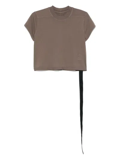 Rick Owens Drkshdw Level T-shirt In 褐色