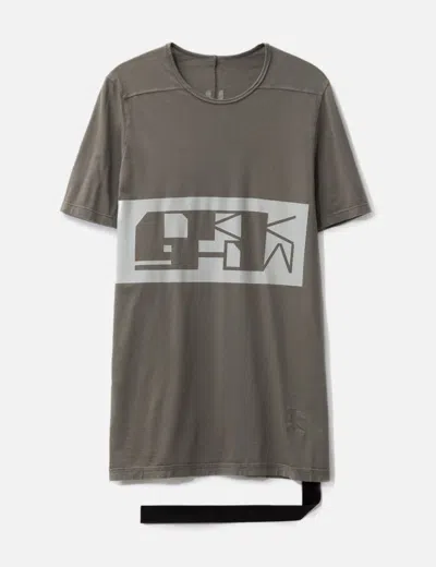 Rick Owens Drkshdw Level T-shirt In Grey
