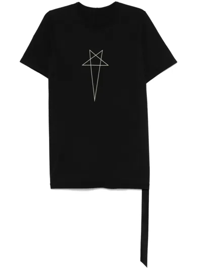 Rick Owens Drkshdw Level T-shirt In Black