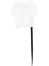Rick Owens Drkshdw Level T-shirt In White