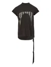 Rick Owens Drkshdw Level T Short-sleeved T-shirt In Gray