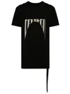 Rick Owens Drkshdw Drkshdw By Rick Owens Man T-shirt Black Size S Cotton In Black