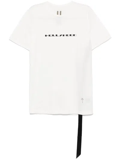 Rick Owens Drkshdw Level T T-shirt In White