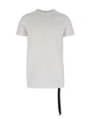 Rick Owens Drkshdw Asymmetrical Crew Neck Short Sleeve Top In White