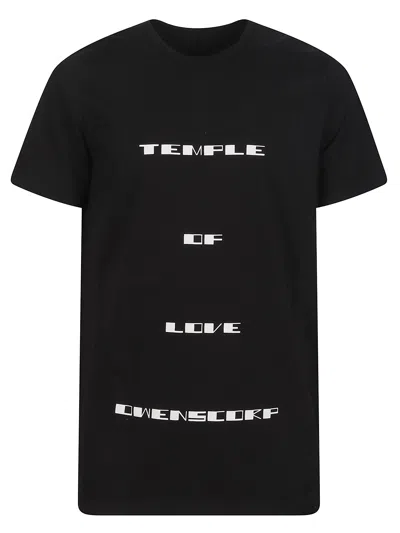 Rick Owens Drkshdw Level T T-shirt In Black