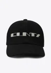 Rick Owens Drkshdw Cunty Baseball Cap In Black