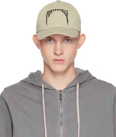 Rick Owens Drkshdw Logo Baseball Cap In Gray