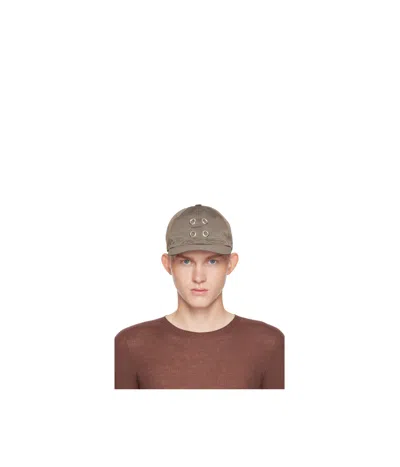 Rick Owens Drkshdw Logo Baseball Cap In Red