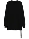 Rick Owens Drkshdw Logo-jacquard Sweatshirt In Black