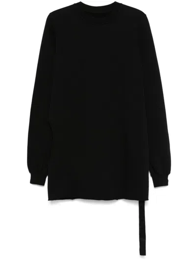 Rick Owens Drkshdw Logo-jacquard Sweatshirt In Black