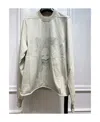 Rick Owens Drkshdw Logo Long-sleeved T-shirt In Gray