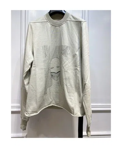 Rick Owens Drkshdw Logo Long-sleeved T-shirt In Gray