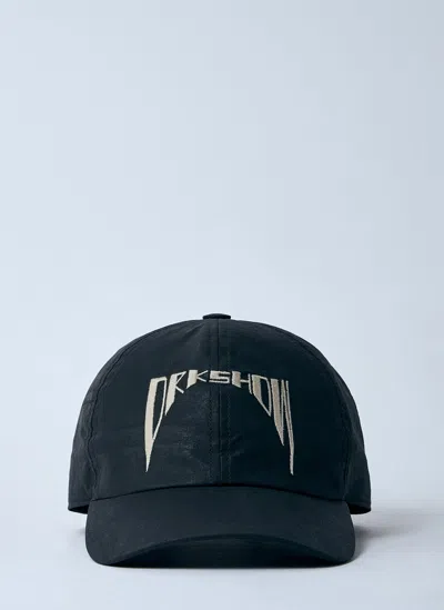 Rick Owens Drkshdw Logo Motif Baseball Cap In Black