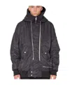 Rick Owens Drkshdw Drkshdw By Rick Owens Man Jacket Black Size L Polyamide In Black