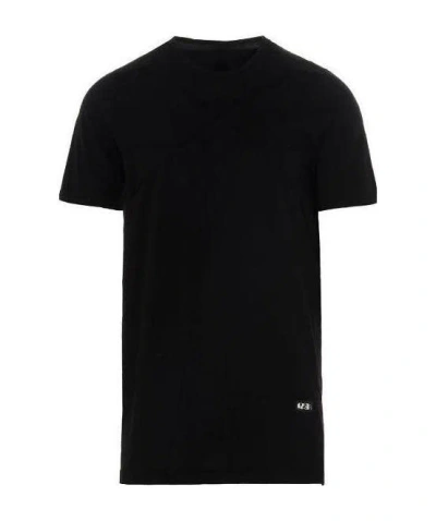 Rick Owens Drkshdw Logo Patch T-shirt In Black