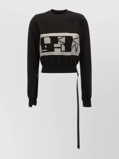 Rick Owens Drkshdw Drkshdw By Rick Owens Woman Sweatshirt Black Size S Cotton
