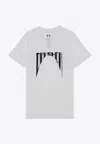 Rick Owens Drkshdw Drkshdw By Rick Owens Bold Graphic Print Oversized T-shirt In White