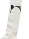 Rick Owens Drkshdw Logo-print Knee-high Socks