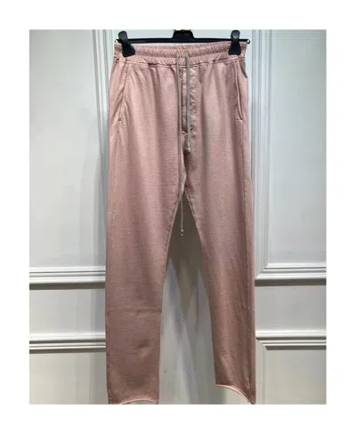 Rick Owens Drkshdw Logo Sweatpants In Brown