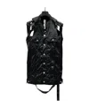 Rick Owens Drkshdw Logo Vest Casual Jacket In Black