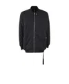 Rick Owens Drkshdw Black Porterville Jumbo Flight Bomber Jacket In Black